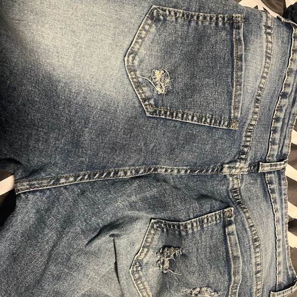 TEMU women’s XL button up straight leg jeans - Picture 4 of 5